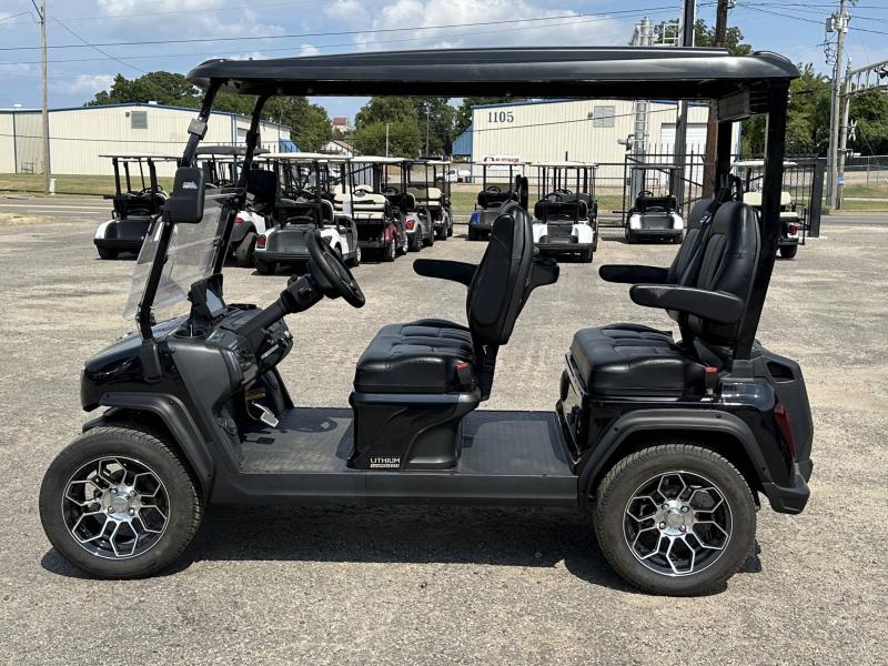 "Spacious interior of the 2025 Evolution D5 Ranger 4, featuring comfortable seating for four passengers."